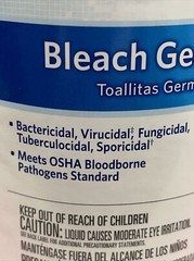 Clorox Healthcare 35309 Wipes 70 CT Per Container 6 PK. 1XEZ3 👀 GR8 BUY. 👍