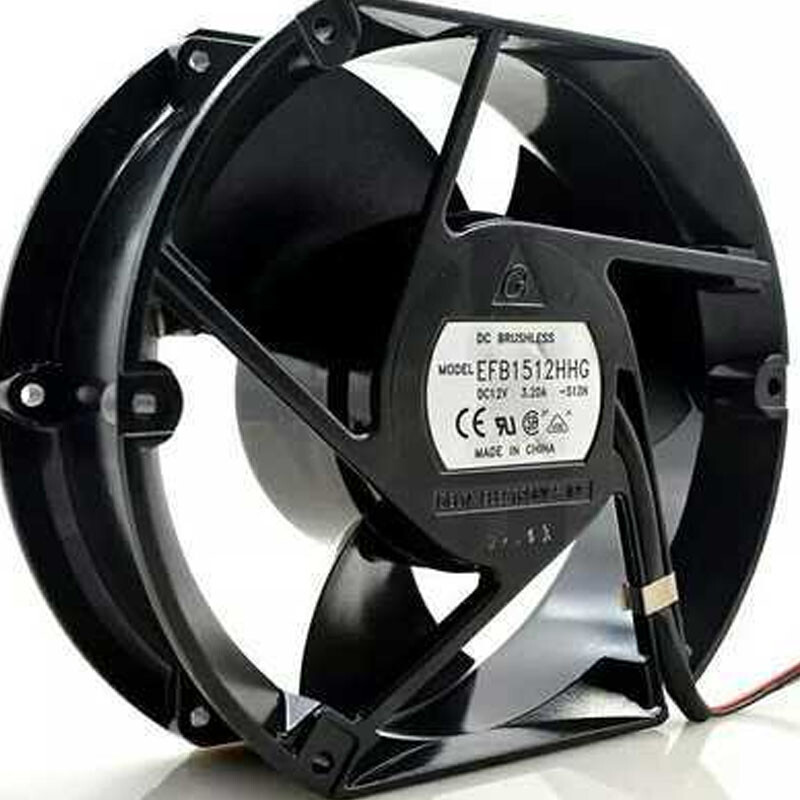 original Delta EFB1512HHG DC12V 172*150*51mm axial fan