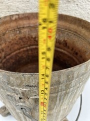 Vintage Geerpres Wringer Inc 2 Gallon Galvanized Mop Bucket Industrial Planter