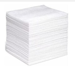 Oil Spill Clean Up Pads (200) Absorbs 35 gal. Contractor Grade Polypropylene