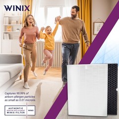 Genuine Winix Filter Q –1712-0123-00 with Activated Carbon for Odor Contro