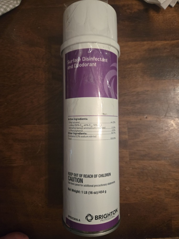 Brighton Surface Disinfectant & Deodorant Spray 16oz EPA Registered Can
