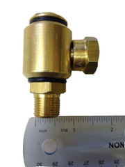 90° Swivel Hose Reel, Boom Swivel Brass 3/8 M x 3/8 F, 3000 PSI J.E. Adams