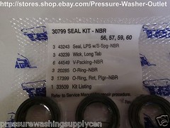 Seal Kit #30799 for Cat 56, 57, 59, 60 Cat Pumps