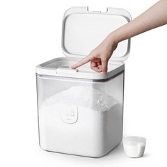 LivLab Mker Laundry Detergent Dispenser with One-Press Lid,Clear PET 5.5L