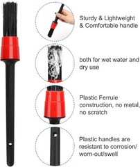 Car Interior Duster Detail Brush Cleaning Kit, Soft Microfiber Towels Dashboard