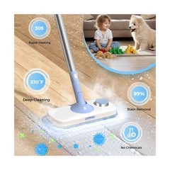 10 in 1 Floor Steamer with Detachable Handheld Steam Cleaner Perfect for Hard…