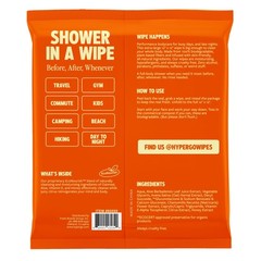 HyperGo XL Body Wipes for Women & Men – 12″ x12″ 20 Count (Pack of 1)