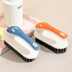 Soft Bristle Scrub Cleaning Brush Stain Remover Fabric Blue