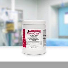 Opti-Cide3 Surface Disinfectant Wipes 1 Canister – 100 Towelettes per Canister