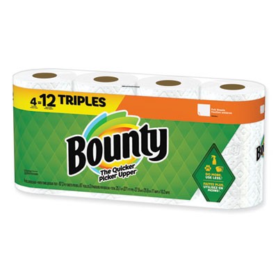 Procter & Gamble 16007_40 Bounty Paper Towels 2-Ply White 4 Rolls