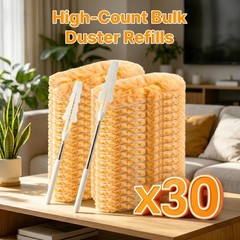 30PCS Duster Refills Compatible with 30 + 2 Extendable Handles