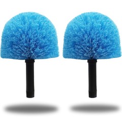 2pcs Spider Web Brush Head Twist On Cobweb Cleaner for Standard Acme Threaded Po