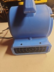 B-AIR 1/8 HP Air Mover Carpet Dryer Floor Blower Fan for Home Use in Blue