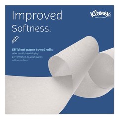 Kleenex 01080 8 in. x 425 ft. Hard Roll Paper Towels – White (12 Rolls/CT) New