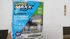 SURFACE MAXX 0064242 PRESSURE WASHER 3/8″ THREADED QUICK CONNECT SET NEW