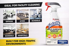 Fantastik Disinfectant Degreaser 32oz Spray 12 Pack Commercial 311836