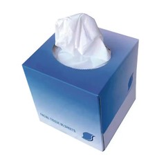 GEN 852E Facial Tissue Cube Box, 2-Ply, White, 85-Sheets/Box, 36 Boxes/Carton #