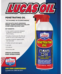 Lucas Penetrating Oil Aerosol, 11 Oz