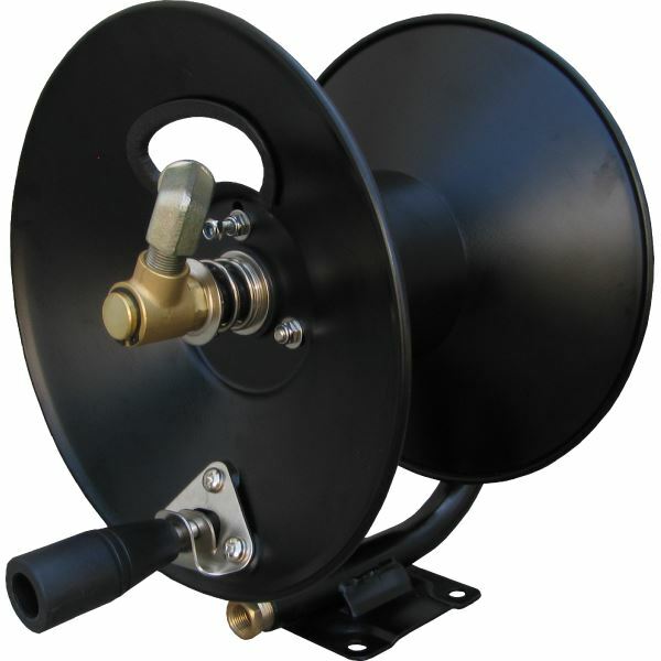 General D30006 3/8″ x 200′ Steel Hose Reel with Mounting Base 4,000 PSI 185° F