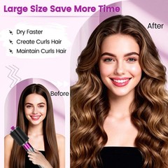 YTCHYYSK Upgraded Large Round Volumizing Brush Attachment for 3.3in, Rose