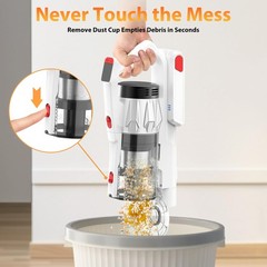 Tikom V750 Cordless Vacuum Cleaner For Home 45000Pa/500W Stick Vacuum Led