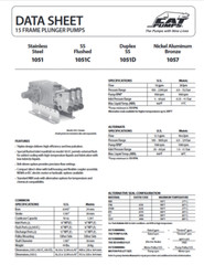 1051 Stainless Steel Cat Pump 7013.100 Regulator Accumulator 10hp Electric Motor