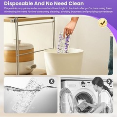 40 Pack Disposable Refill Pads for Power Mop™ Multi-Surface and for PowerM