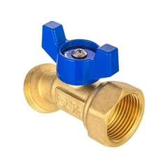 EFIELD 1/4-Turn Outdoor Spigot, Sillcock Hose Bibb Valve 3/4″×3/4″（P1）, Brass