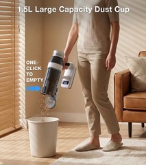 Nuyupo Cordless Vacuum Cleaner 55Mins Vacuum Cleaners For Home 15-In-1