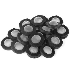20 Pcs Hose Filter Washers, Garden Gasket 0.75 inches, Black