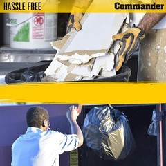 Commander 55 Gallon 3 Mil Heavy Duty Contractor Bags Flap Ties – 36 X 52 – Pack