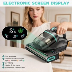 Haushof Mattress Vacuum Cleaner 15Kpa Bed Vacuum Cleaner 275Nm Uv-C Light 140F
