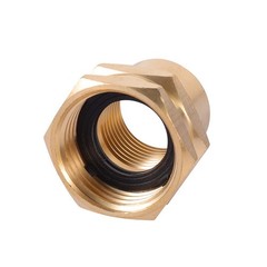 Brass Pipe to Garden Hose Fitting 3/4GHT female 1/2 NPT female,