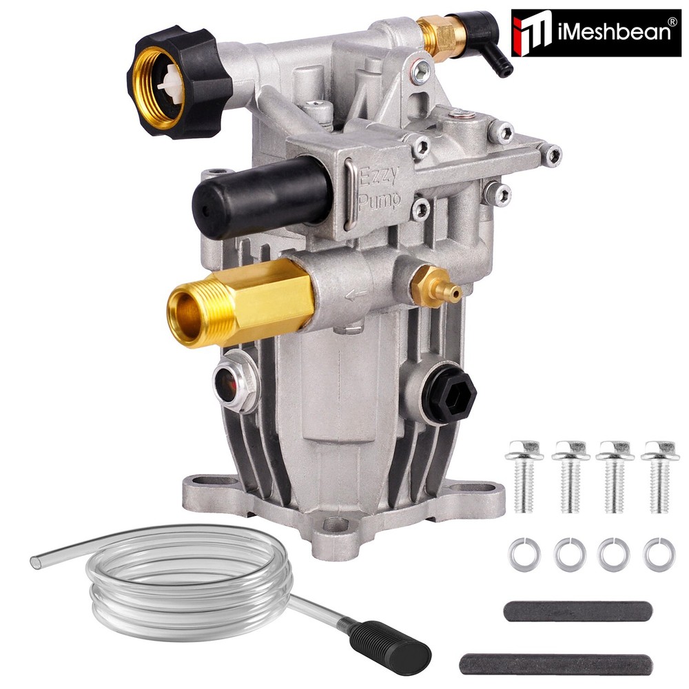 Pressure Washer Pump – Horizontal 3/4″ Shaft – MAX 3000 PSI, 2.5 GPM, Oil Sealed