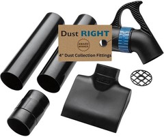 4” Quick Change Floor Sweep – Dust Collector Accessories Kit Includes Quick…