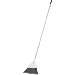 Superio Angle Broom with Clip-On Dustpan Set Angle Shape to Reach Narrow Spaces