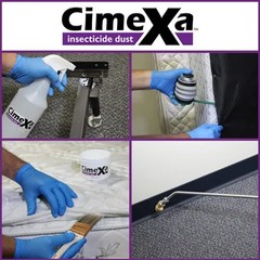 4 oz Cimexa Dust Pest INSECTICIDE & Bellow Puffer Duster Bedbugs Silverfish etc.