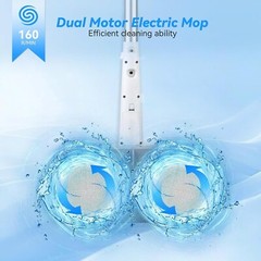 Floor Scrubber Cleaner Machine Commercial Hard Polisher Compact Electric Mop