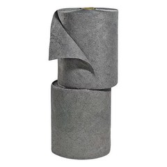 Spilltech Sorbent Roll, 55 gal, 15 in x 150 ft, , Gray, 2 PK GRSB150H Spilltech