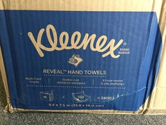 Kleenex 46321 2-Ply 9.4 x7.5″ Reveal Multi-Fold Hand Towels – White 2400 Sheets