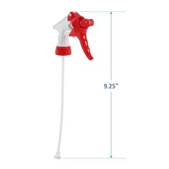 Boardwalk Trigger Sprayer 250, 9.25″ Tube Fits 32 Oz Bottles, Red/white,…