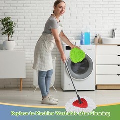 Upgraded Scrub Brush Compatible with O-Cedar EasyWring 1 System 7 Pack Green