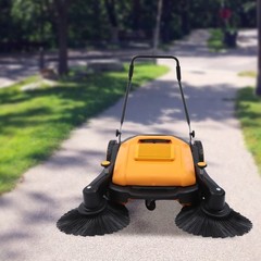 41 Inch Walk-Behind Sweeper Street Floor Road Sweeping Floor Cleaner Hand Push