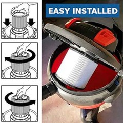 2Pcs Filter Cartridge For Shop Vac Wet Dry Replace 90304 9030400 903-04-00 US