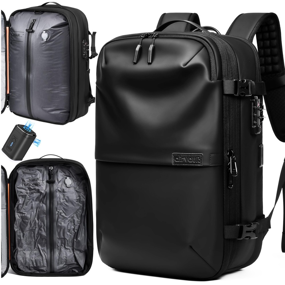 AirVault Vacuum Seal Travel Backpack 60L – Expandable Air Compression Vacuum …