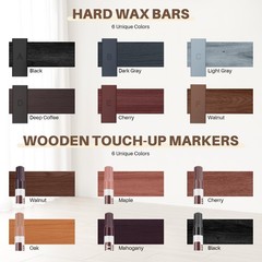 Vinyl Hardwood Floor Repair Kit – 12 Colors Laminate Wax B-6