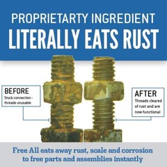 Gasoila Free All Rust Eater Deep Penetrating Oil 6 Oz Aerosol Loosen Rusty Nuts