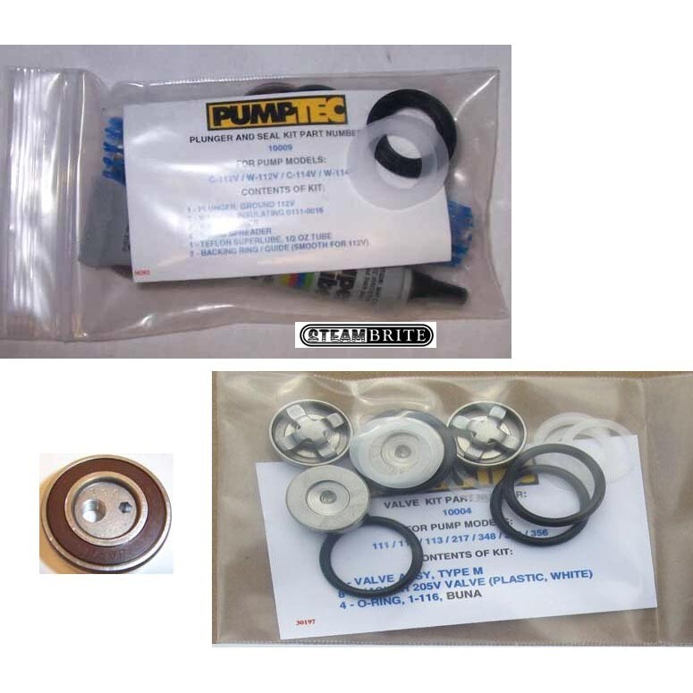 Pumptec Rebuild Kit for Kaivac 217v Pump Bundle 20130829, 80786 Kaivac PUMPKIT21