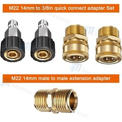 100 FT Pressure Washer Hose 1/4″ Replacement Power Wash Hose with Quick Connect